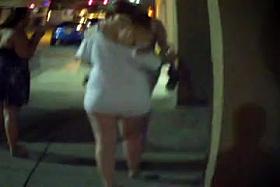 BBW STRIPED DRESS BIG ASS BOOTY