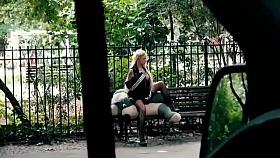 Busty German wife fucks in Bumms Bus