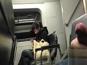 Public exposure and masturbation with pervy guy