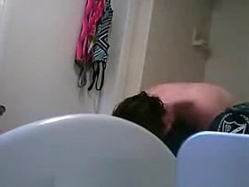 Teen spied after shower