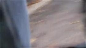 seethrough legin on street