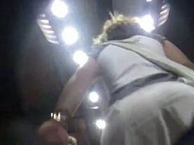 Fast moving chick allures us with her sweet upskirt ass