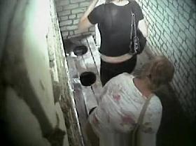 Womens Peeing Together