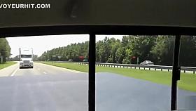 My sexy wife drives with her perky boobies exposed