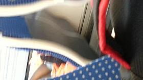 Nylon Strumpfhose und schoene Beine