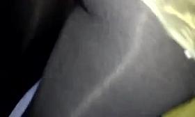 Leggings And Shiny Satin Panties