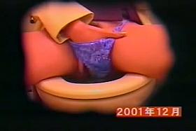 Spy cam shoots girl sliding fingers in nub under panty