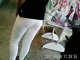 Alicia big ass spandex