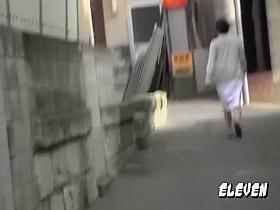 Nurse with the hot ass skirt sharked on the street in public