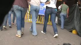 Hot amateur street candid booty