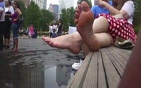 Candid feet soles