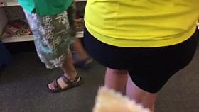 Mature PAWG in Bike Shorts