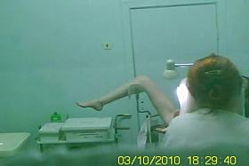 Video showing a medical exam of a gorgeous girl