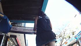 Following a perfect ass for upskirt premium shot