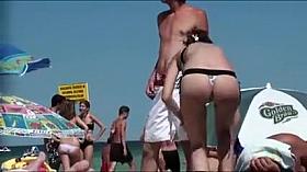 Sexy topless girl with big natural tits