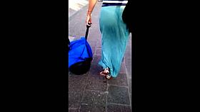 See-through Pants Blonde Milf