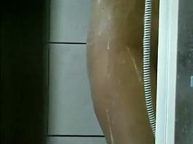 Masturbation with a razor handle