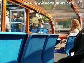 Naked woman on the toilet