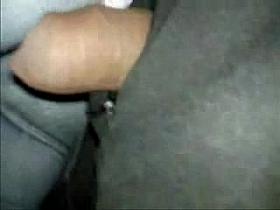 Encoxada 84: cock outta his jeans n she felt n liked dat.