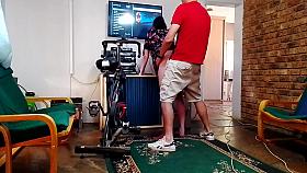 Stepmom Letting Creampie Her Pussy After She Caught Me Masterbating