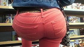 Swarthy Slim Bubble A-Hole Booty Butt