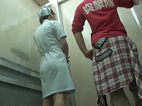 Nasty man sharked her skirt in the lift of medical clinic