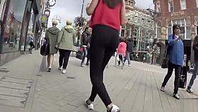 World class amateur ass in black spandex