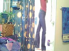 Girl in the bathroom