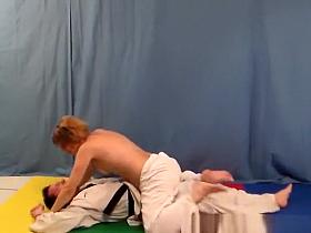 Martial arts clothes rubbing