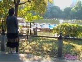 Fast sharking experience of some totally unaware Japanese babe