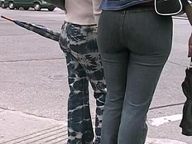 Candid Ass in Jeans 02 (+slow motion)