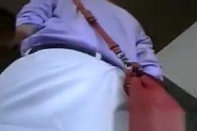 Upskirt at starbucks