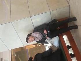 spy sexy teens in mall romanian