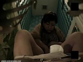 Hairy Pussy Toilet Masturbation