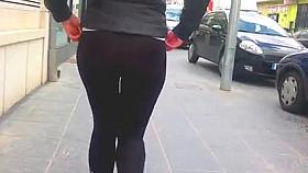 Milf leggins transparent part3