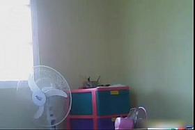 My Black Ebony Dominican Maid Hidden cam