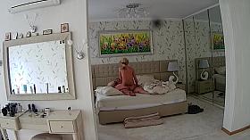 Beautiful Blondie and fat husband