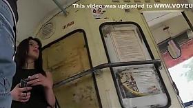 Persistent voyeur checks girl's upskirt