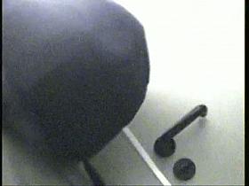 Blonde in bikini was caught on toilet porn without panty