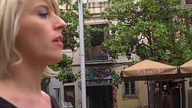 Petite Spanish slave disgraced in the rain