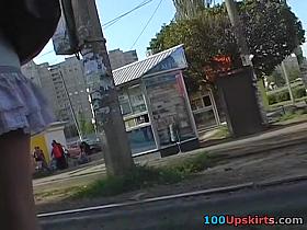 Moist booty up petticoat of hawt legal age teenager