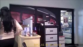 Office-working babe has a stunning body