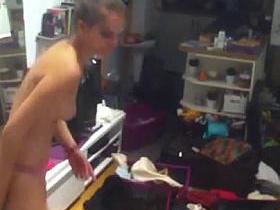 Window Voyeur - spied young german teen HOT body 9-10