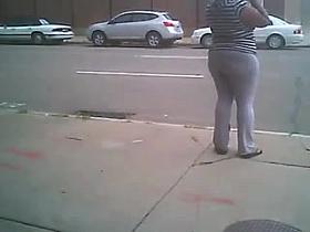 VPL Booty Ass Butt Grey Sweats