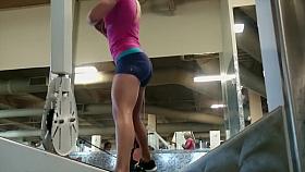 Two chicks in black tights