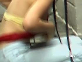 Amorous focused oriental slag getting intercepted by some sharking guy