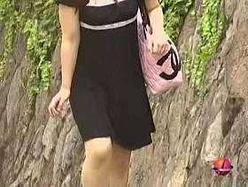 Japanese sharking video shows a kinky dude pouncing on a gal