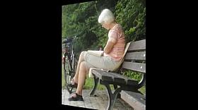 Teaser - Public ejaculation for Granny in the park