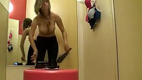 She shows her terrific natural tits