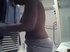 Horny voyeur Showers adult video